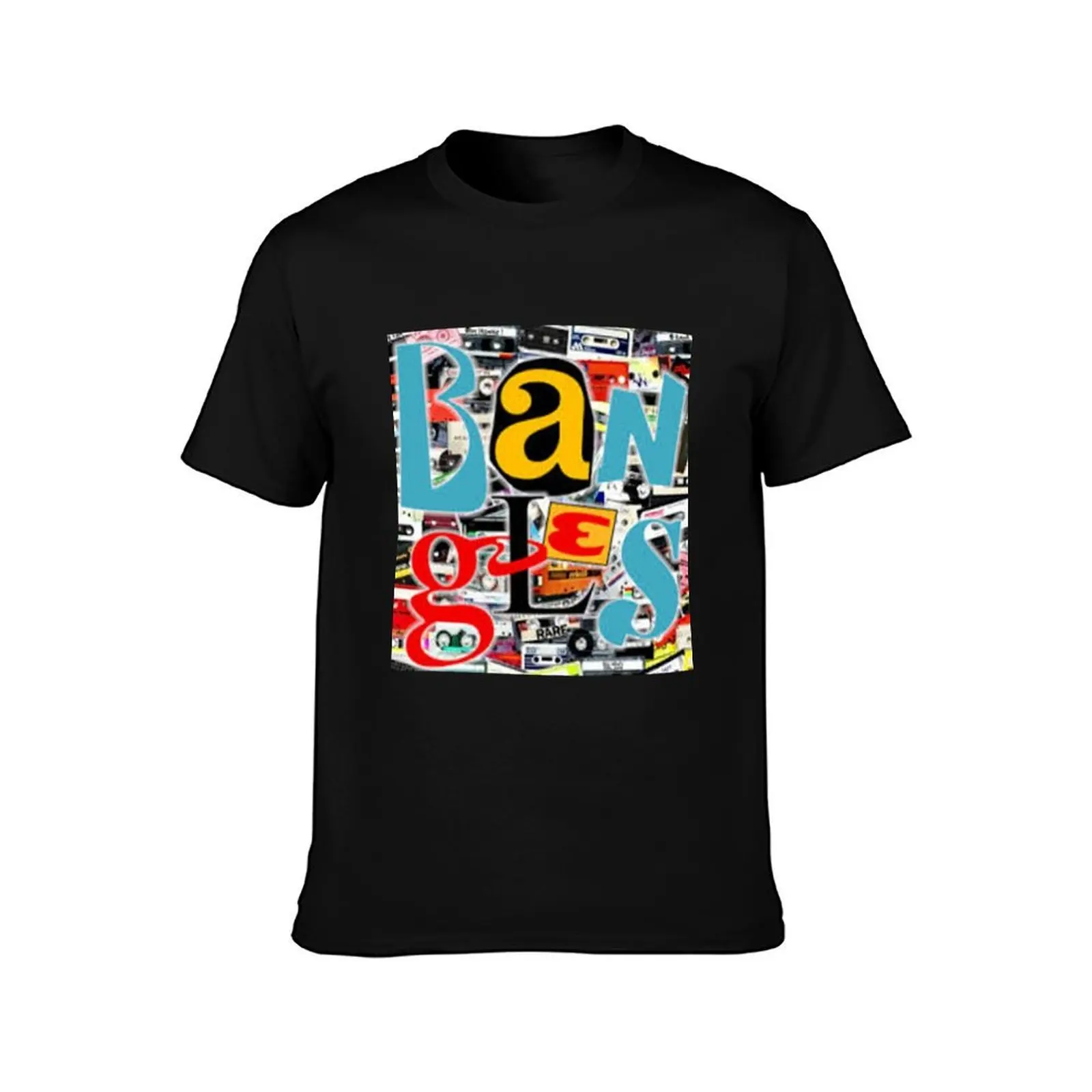 the bangles 03 logo's T-Shirt, Summer Casual Cotton Tee, Oversized Streetwear Tops, Vintage Graphic Print, Unisex Men Women