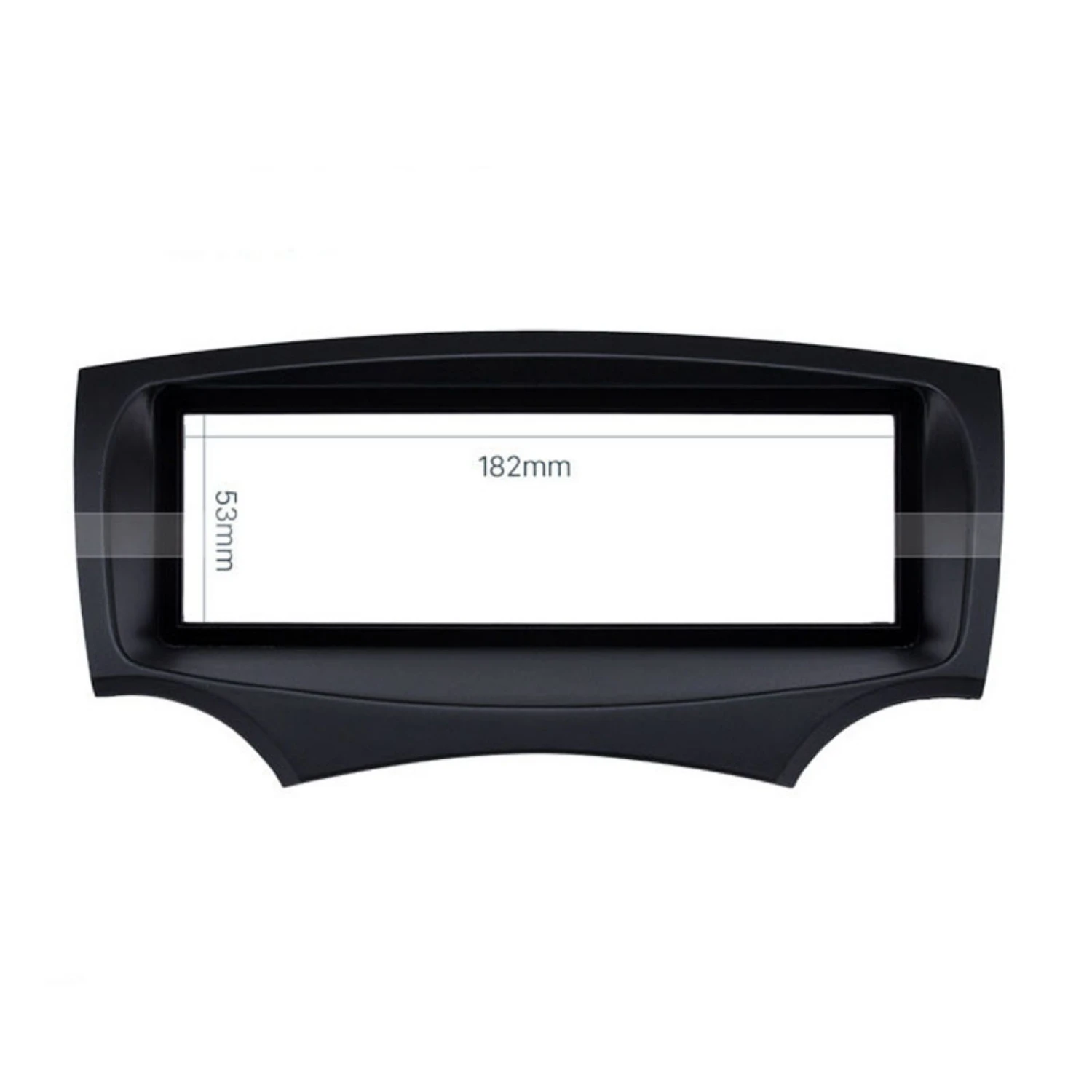 Single DIN Car CD Stereo Radio Fascia Adaptor Surround Panel Plate for Ford KA 2009 Onwards