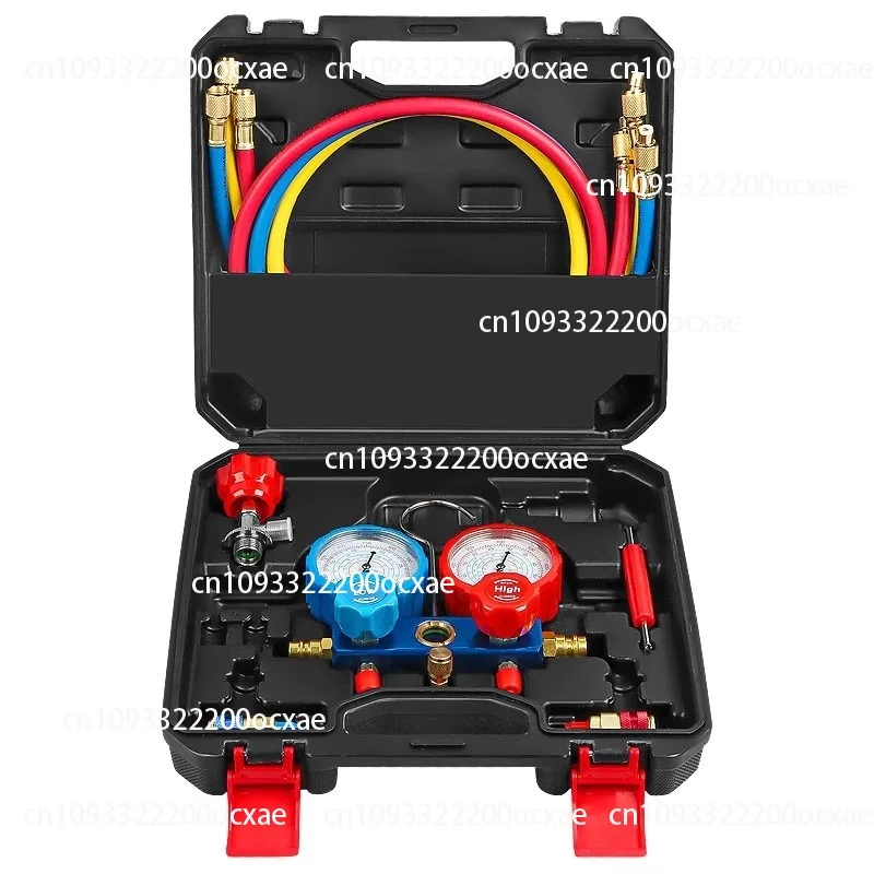 

Automotive air conditioner refrigerant high and low pressure connector new energy vehicle filling tool