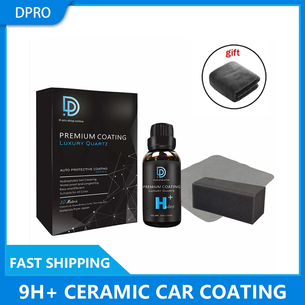 DPRO Ceramic Car Coating 9H Liquid Glass Car Detailing Nano Ceramic Hydrophobic Coating liquid Wax Paint Care Last 18 month