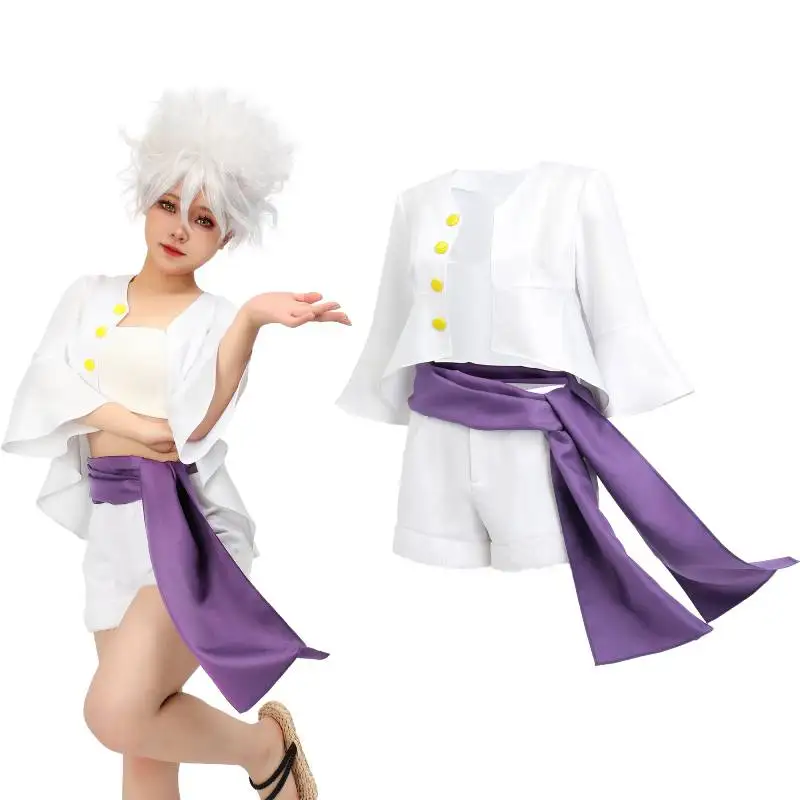 WENAM Anime Monkey D Luffy Cosplay Costume for Women Nika Luffy Cosplay Costume Gear 5 Nika Halloween Party