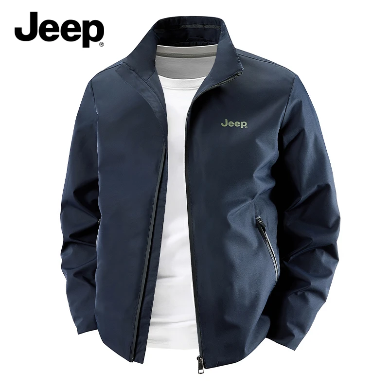 

Мужская куртка Jeep с воротником-стойкой, повседневная куртка, спортивная куртка для активного отдыха, весна-осень