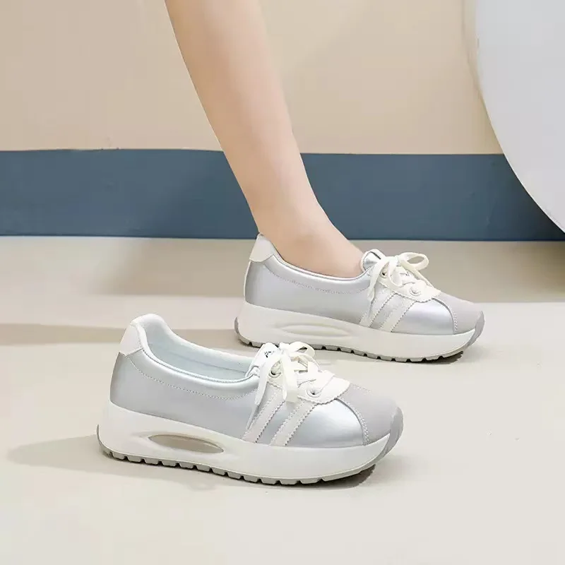 Women's Spring Breathable Sports Shoes Fashion Casual Student Footwear Comfortable Air Permeable Sneakers