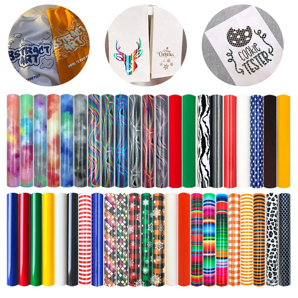 Heat Transfer Vinyl Bundle 6 Pack 12\