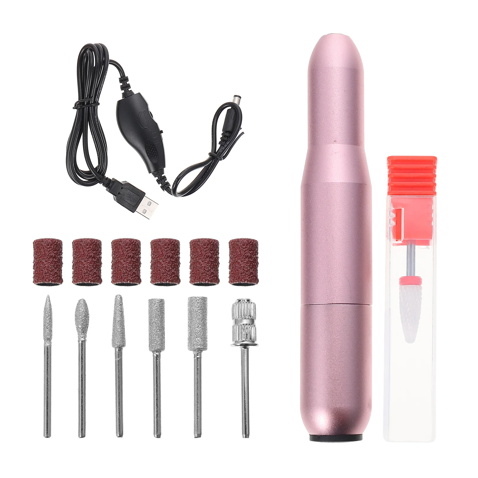1Set Electric Nail Drill Nail Kit Professional Portable Manicure Tool Set Sanding Polishing Nails Manicure Set Professional
