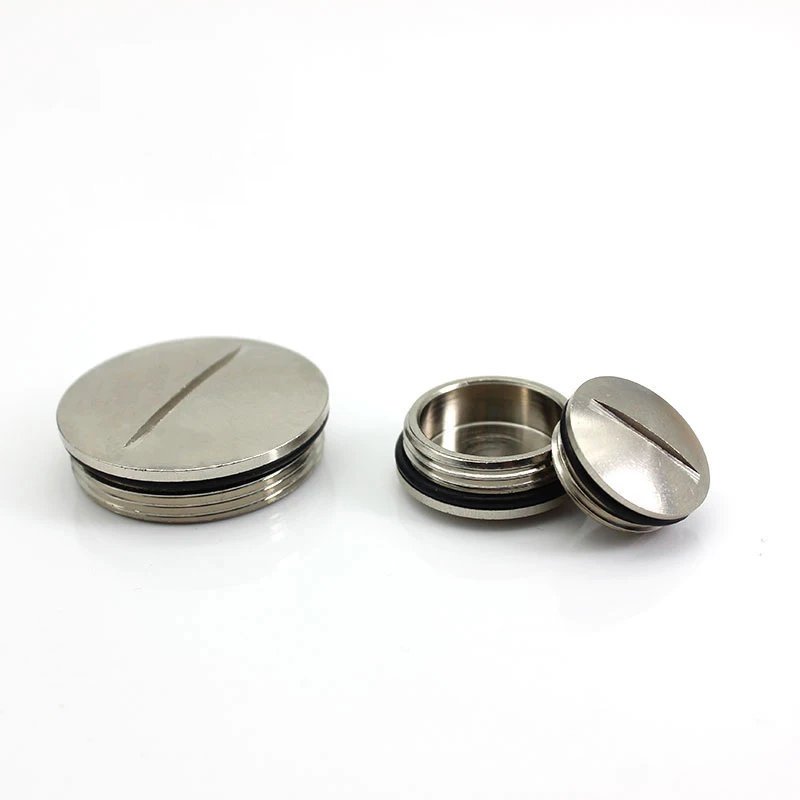 M12 M16 M18 Sample Brass Round and Hes Head Shape Seal Metal Blanking Plug Thread Winding Holes Stop ELectrical Cap Kit