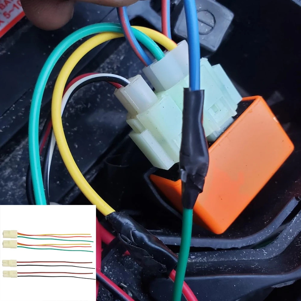 

Motorcycle CDI Cable Wire Harness Plug Compatible with Chinese GY6 4-Stroke 50cc-150cc Scooter Mopeds Taotao Jonway Roketa