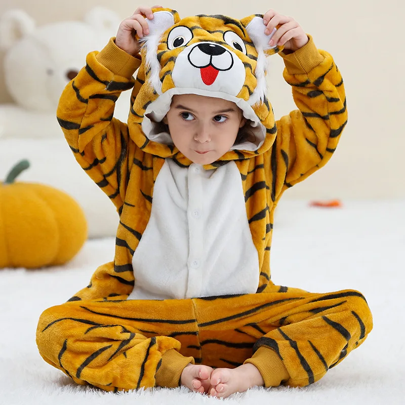 Animal kigurumi dos desenhos animados onesies feminino masculino pijamas com capuz pijamas para adultos halloween natal cosplay trajes homewear