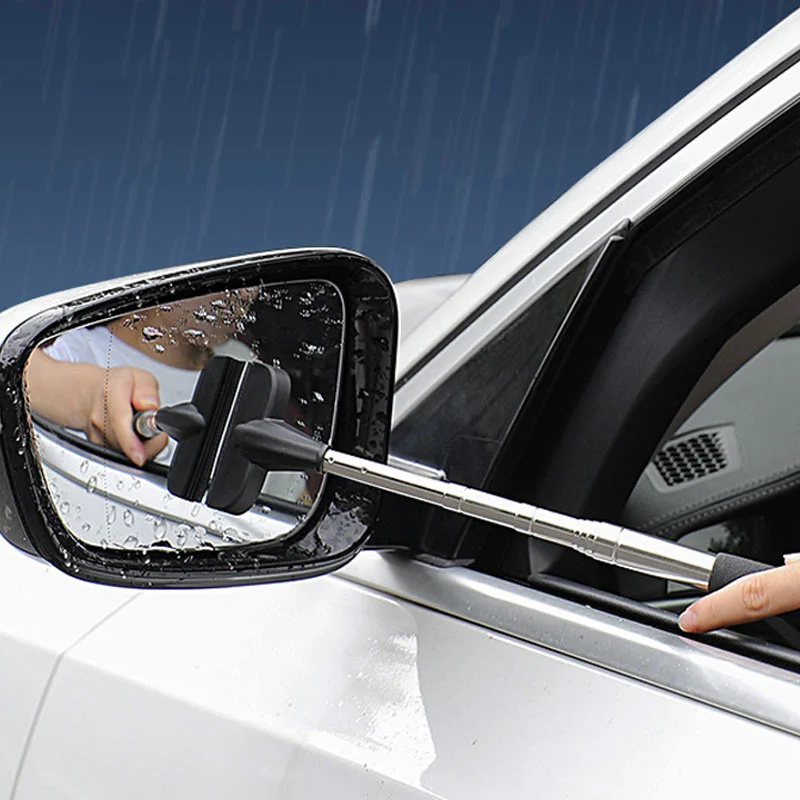 

Auto Car Rearview Mirror Wiper Scratch Water Clearner Anti-fogging Anti-raining Scraper Car Accessories Car Cleaning