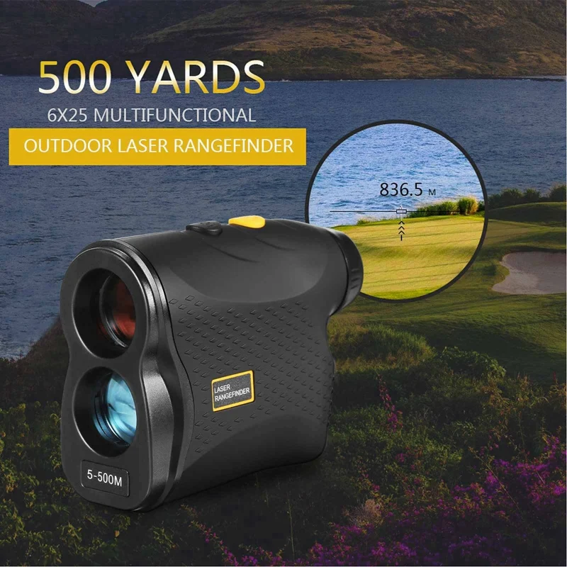 Golf Rangefinder Laser Distance Meter Hunting Tape Measure Speed Tester Golf Slope Adjusted Mode Telescope