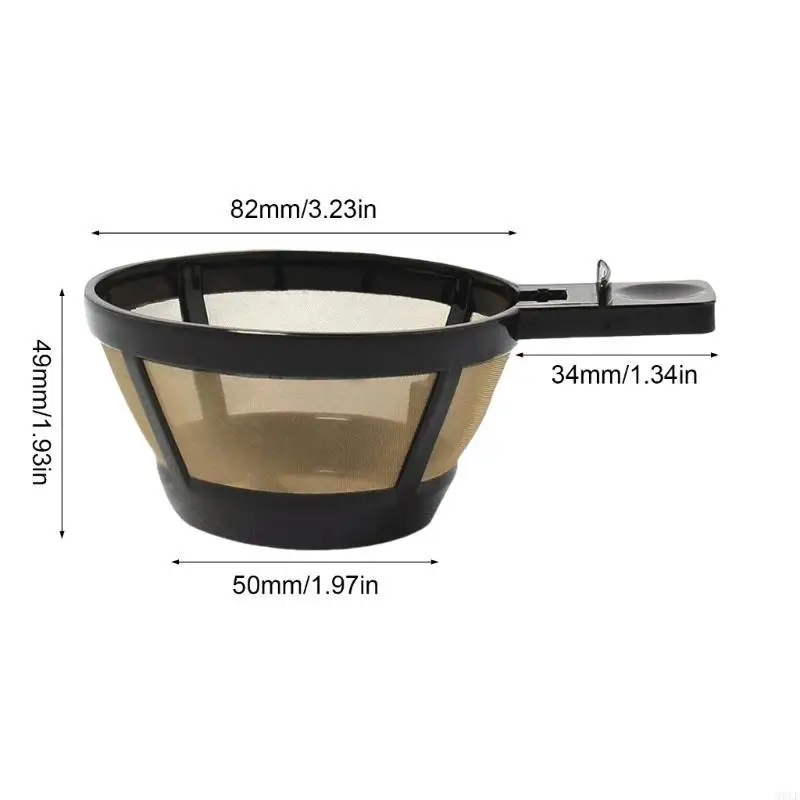 Molf Multable Single Coffee Basket Filter Золотая фильтры замена для 49980A