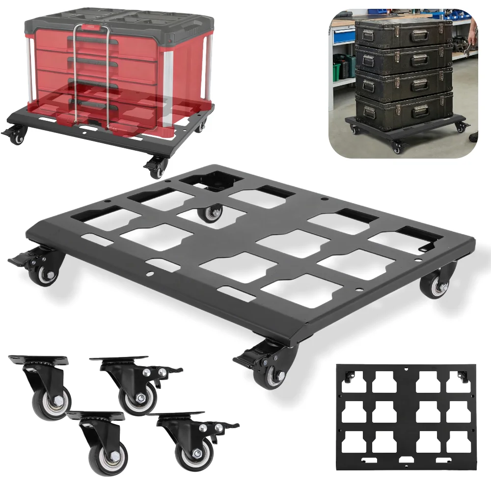 

Передвижная платформа-тележка для перевозки грузов до 90 кг, тележка-слайдер для инструментов, тележка-платформа на раме из углеродистой стали для бытовой техники, тяжелых предметов, диванов