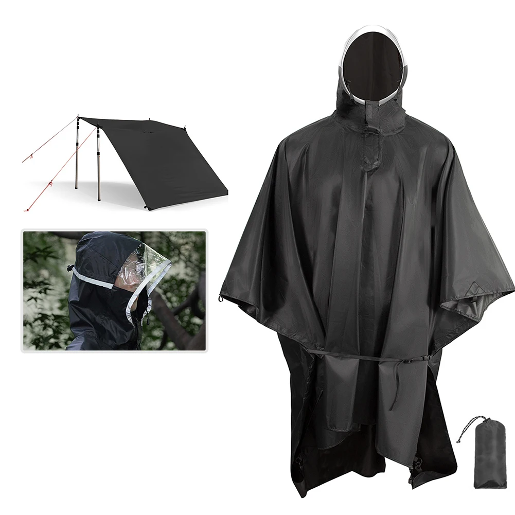 

3в1 дождевик уличный походный дождевик сверхлегкий дождевик для езды на велосипеде и рыбалки легкая дождевая одежда для кемпинга