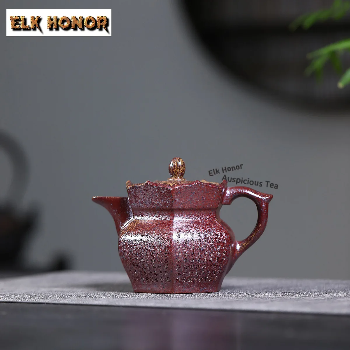 

290ml Elegant Yixing Purple Clay Teapots Handmade Monk Hat Pot Raw Ore Wood-fired Mud Kettle With Strainer Zisha Tea Set Gift