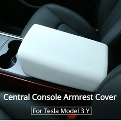 Cubierta de reposabrazos para Tesla Model 3 Y, caja de reposabrazos, consola central, TPE protector, instalación a presión, accesorios interiores