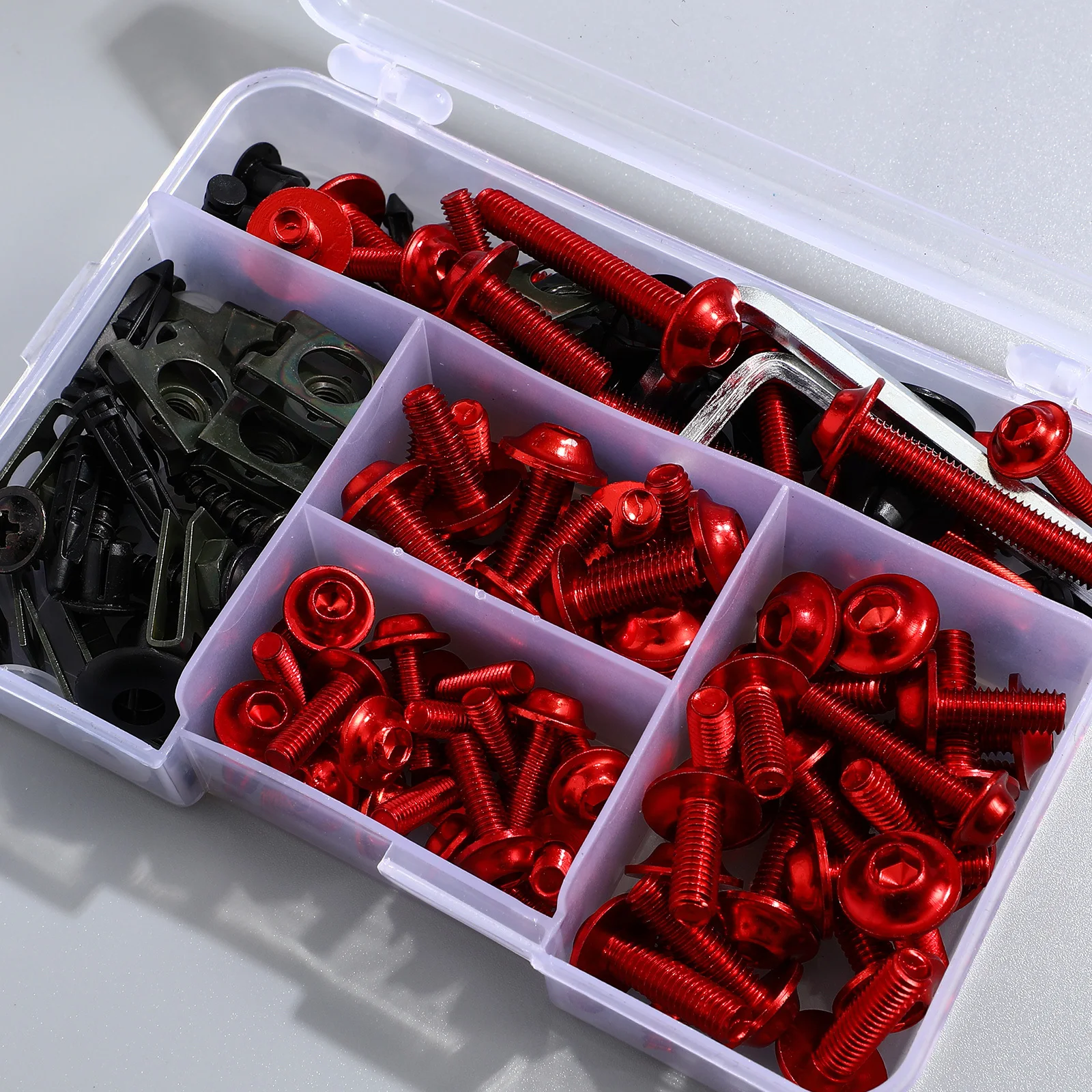 

149Pcs Motorcycle Accessories Stainless Steel Fairing Bolt Kit for Windshield Fuel Tank Cowlings Modification Fasteners Set