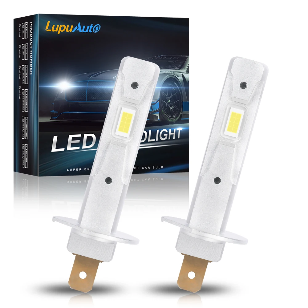 2PCS H1 led Bulbs Lamp 40W Car Fog lights 8000LM Day Driving Light Fanless Auto H1 Headlight 6000K White 12V  Automotive