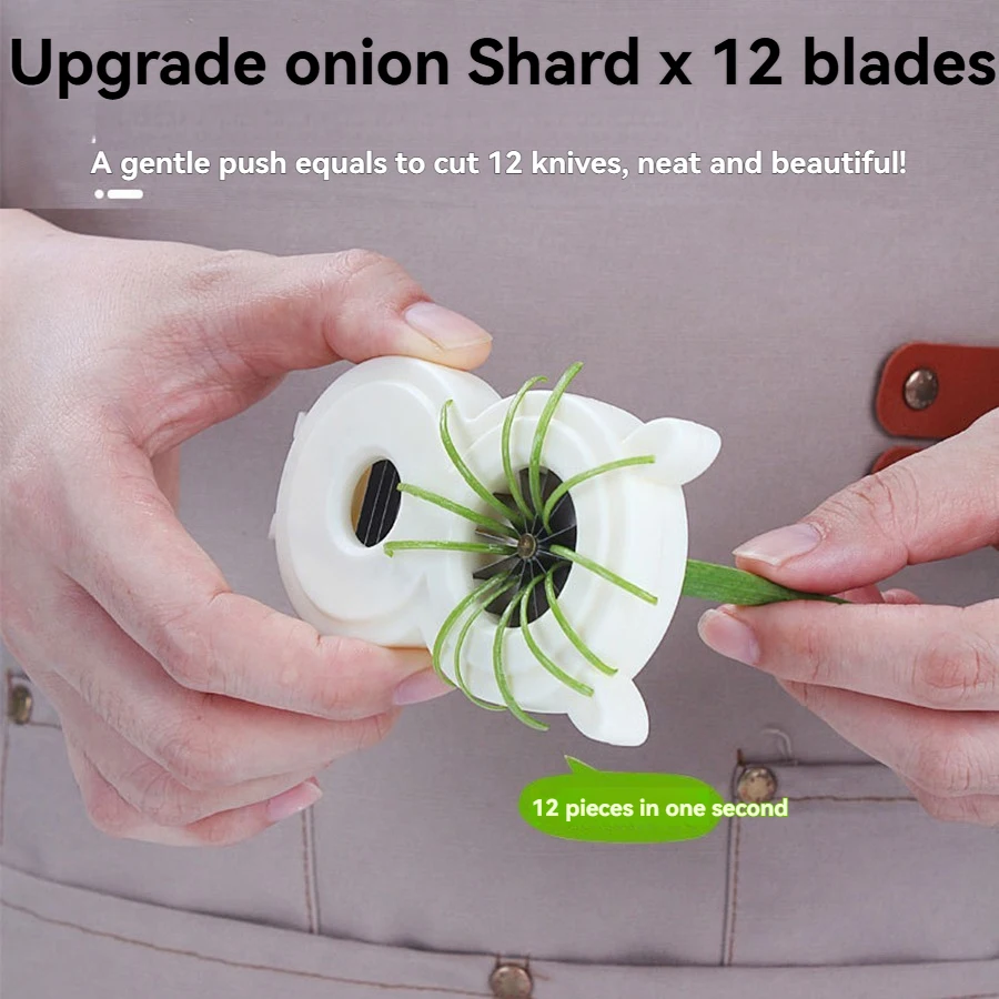 Onion cutter, chopped green onion cutter, plum blossom cutter, shredded green onion cutter, bean cutter, kitchen gadget