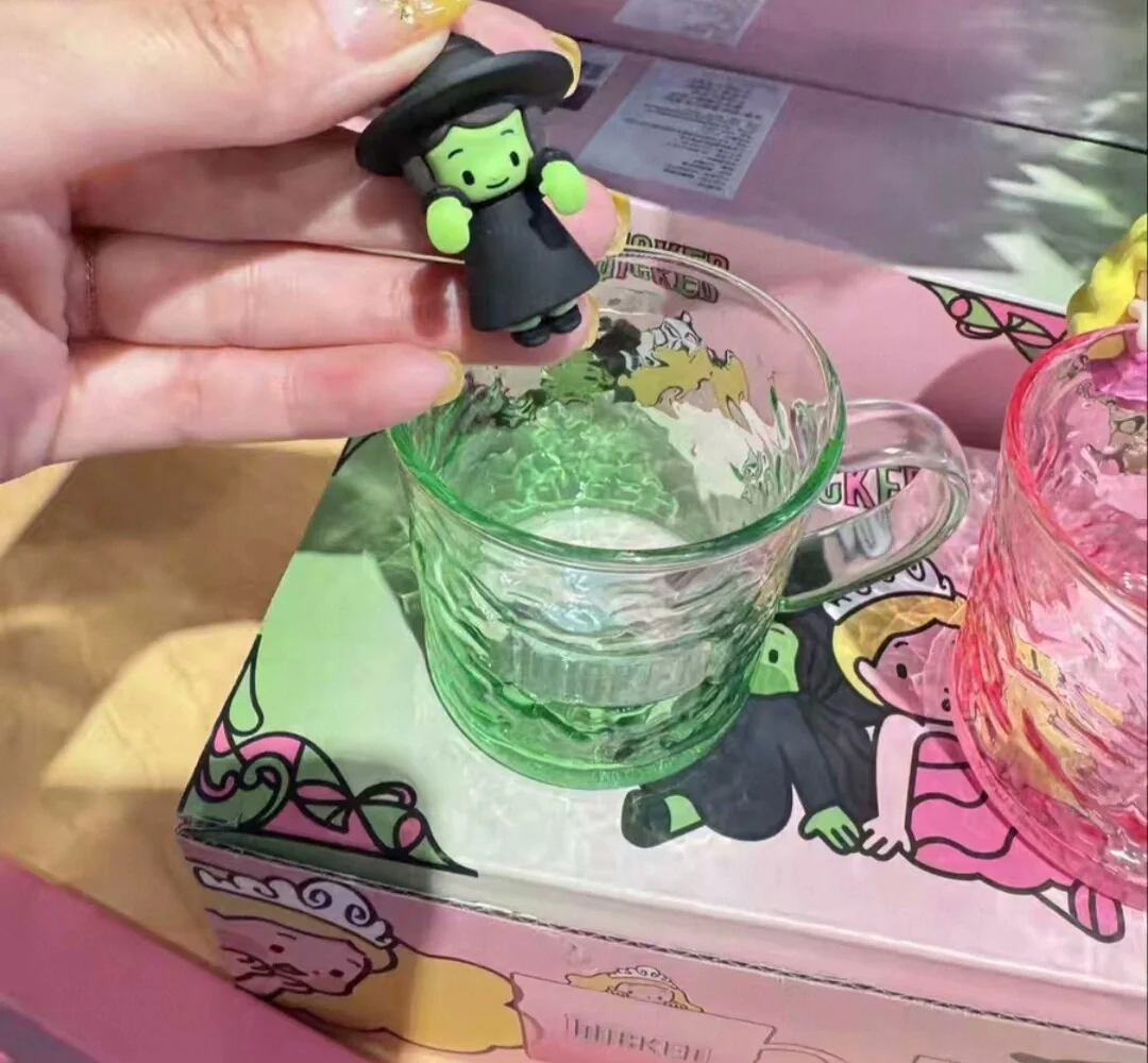 Universal Studios Originele glazen beker en drankbekerset "Wicked" - een perfect cadeau en souvenir voor koppels en kinderen