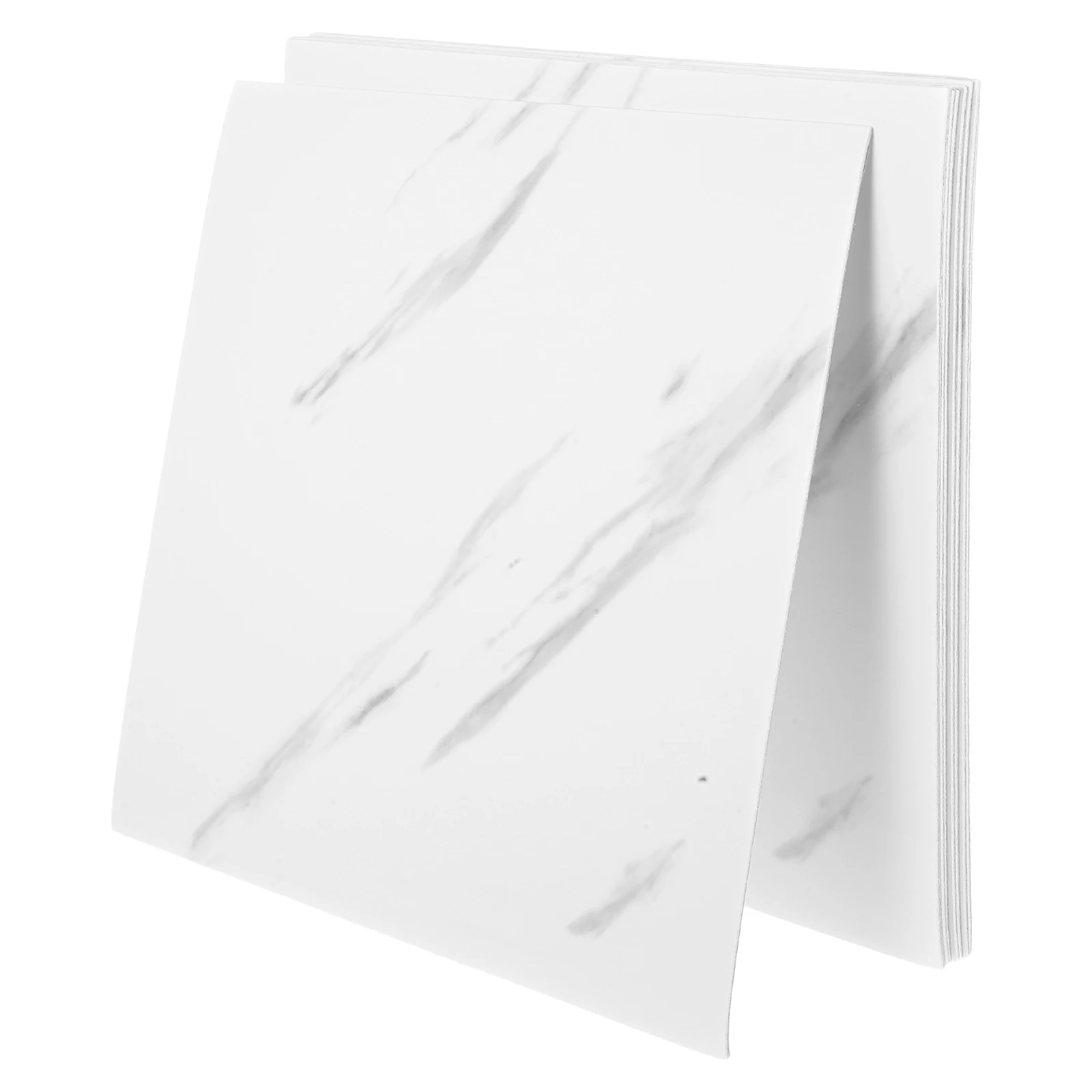 

10 Pcs Imitation Porcelain Tiles Bathroom Marble Backsplash Peel and Stick Bedroom Kitchen Wall Covering Simple