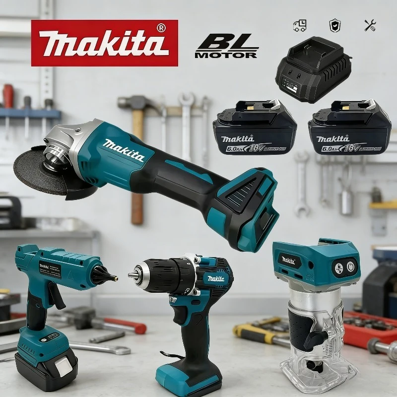 makita-brushless-cordless-grinder-butter-gun-chainsaw-inflator-combination-silicone-gun-cutting-machine-set-for-makita-battery
