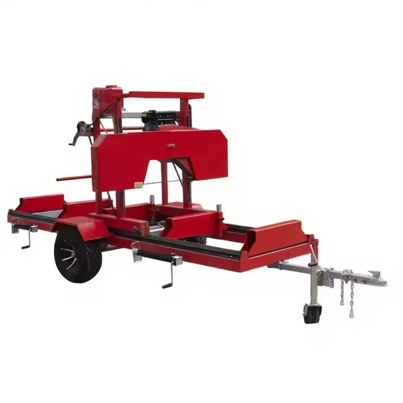 YG Customized Horizontal Band Bandsaw Mobile Saw Mill Diesel Portable Sawmill Machine Wood Cutting Wood Saw Machines Equipment C