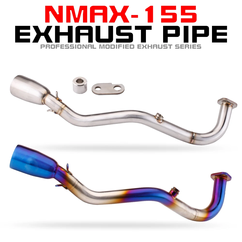 For Yamaha NMAX 125/155 21-24 Tricity 125/155 23-25 Motorcycle Exhaust Manifold  Accessories 51MM Interface Headers Line Pipe