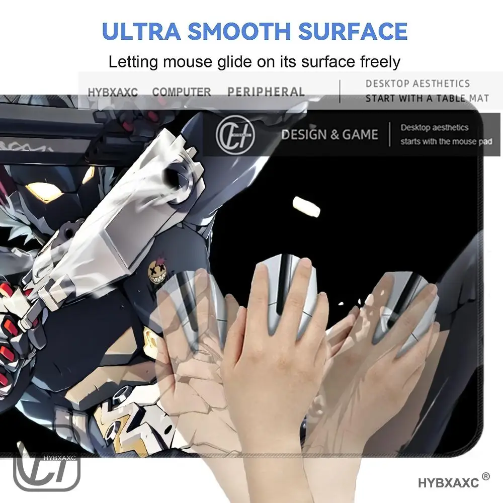 HYBXAXC Sci-Fi Mecha Style Large Mouse Pad Non Slip Rubber Desk Mat Waterproof Gaming Keyboard Pad for Office Home