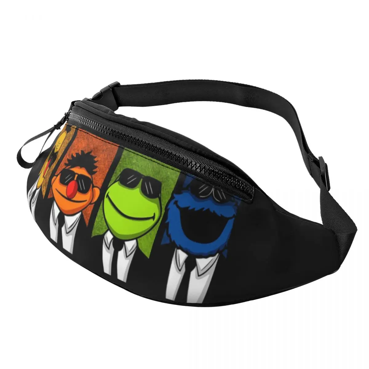 

Agents Muppets Waist Bag for Women Men Crossbody Fanny Pack Running Phone Money Pouch