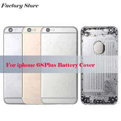 Rear Door Chassis For iPhone 6s Plus A1634, A1687, A1690, A1699 Back Housing Battery Cover With Middle Frame Sim Tray