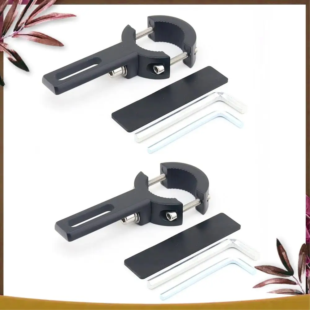 

AB59-2Pcs Adjustable Motorcycle Headlight Holder Motorcycle Light Bracket Universal Headlight Spotlight Mount Bracket 20-38MM Du