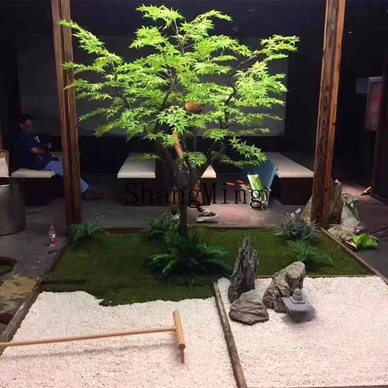 

ZYYlarge floor simulation flower hotel clubhouse model room decoration corner clothing store cherry blossom tree