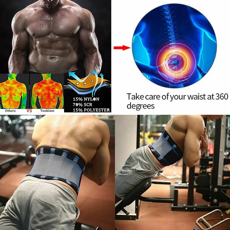 Entrenador de cintura de neopreno para hombres, Control de barriga, compresión, adelgazamiento, entrenamiento, cinturón de sudor, soporte Lumbar,