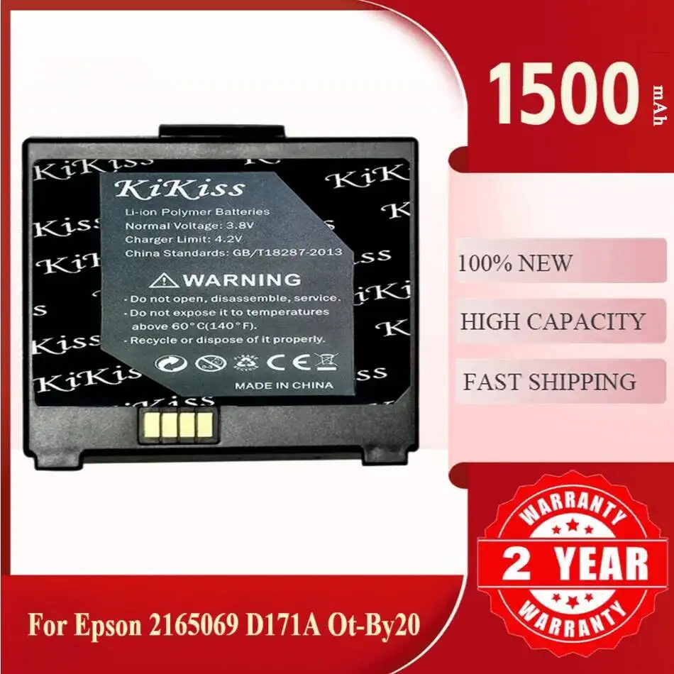 

1500Mah Kikiss Battery OT-BY20 For Epson 2165069 D171A P-C32C831093 Mobilink TM-P20II (101) TM-P80II Plus