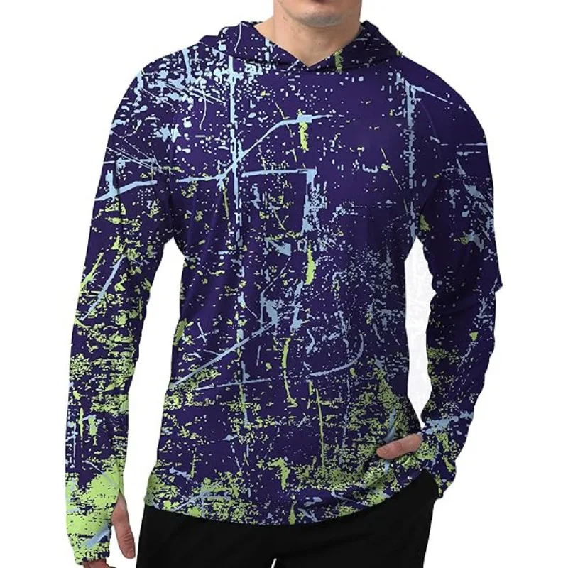 Camouflage Ice Silk Fishing Suit Thin UV-resistant Quick-drying Outdoor Sun-protective Clothing Men's Sun-protective Clothing