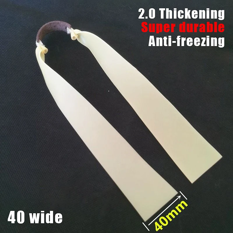 5Pcs Slingshot Hunting Powerful Flat Rubber Band 1.0/1.2/1.5/2.0MM High Elasticity Outdoor Catapult Shooting Accessories