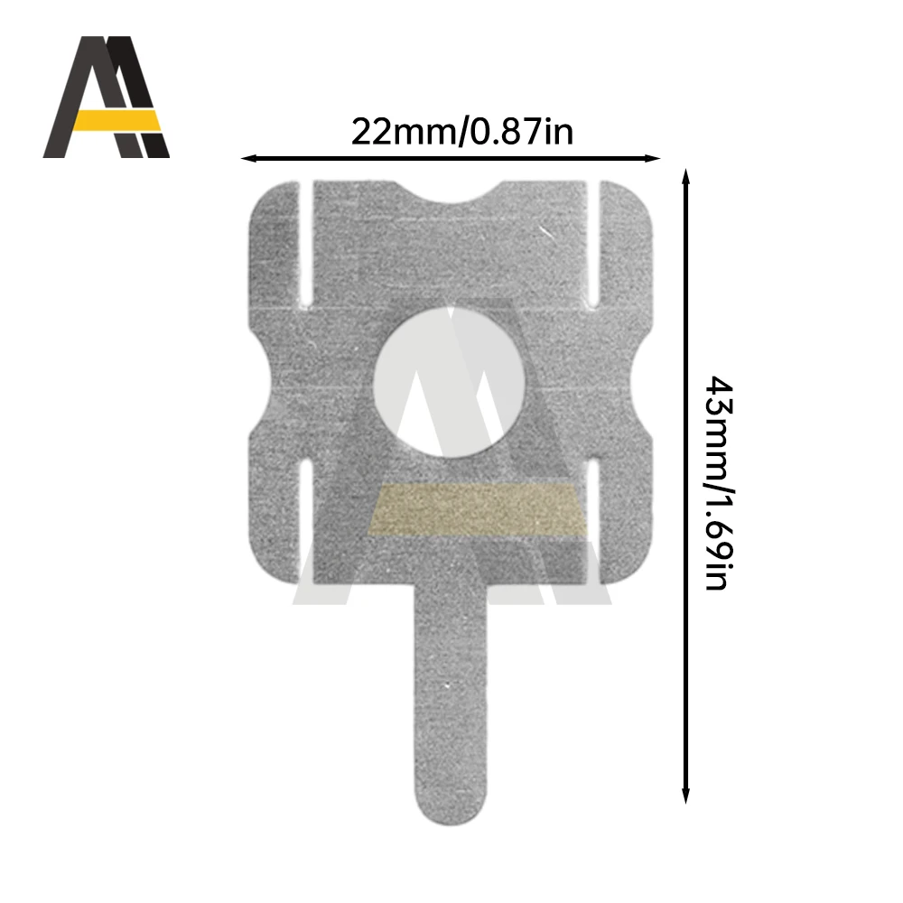 30pcs 18650 Lithium Battery Nickel Sheet Polygonal Battery Nickel Sheet For Spot Welding Machine Batteries Connection Sheets