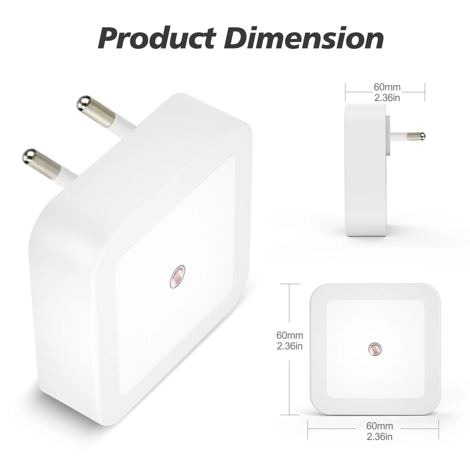 1個のベッドサイドナイトライト、コードレスタッチランプ、EUプラグLEDウォールライト、ポータブルキャビネットライト、廊下、キッチン、寝室、クローゼット