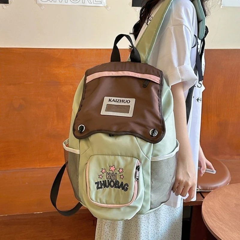 

Niche Design Cute Women Backpacks Fashion Dopamine Women Backpack High Quality Schoolbag knapsack Sweet Verstaile backpack