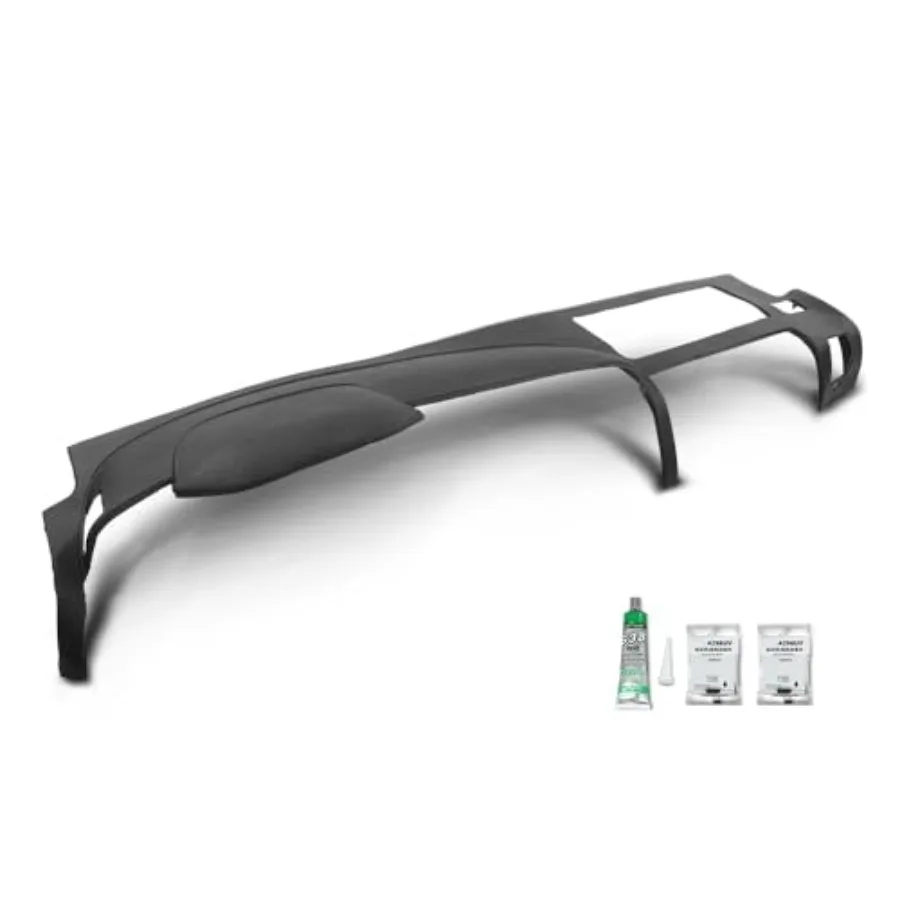 

ANDPLAY Dashboard Panel Cover Compatible with Chevy Silverado LS LT WT and GMC Sierra SL SLE for 2007-2013 Models Black Interio