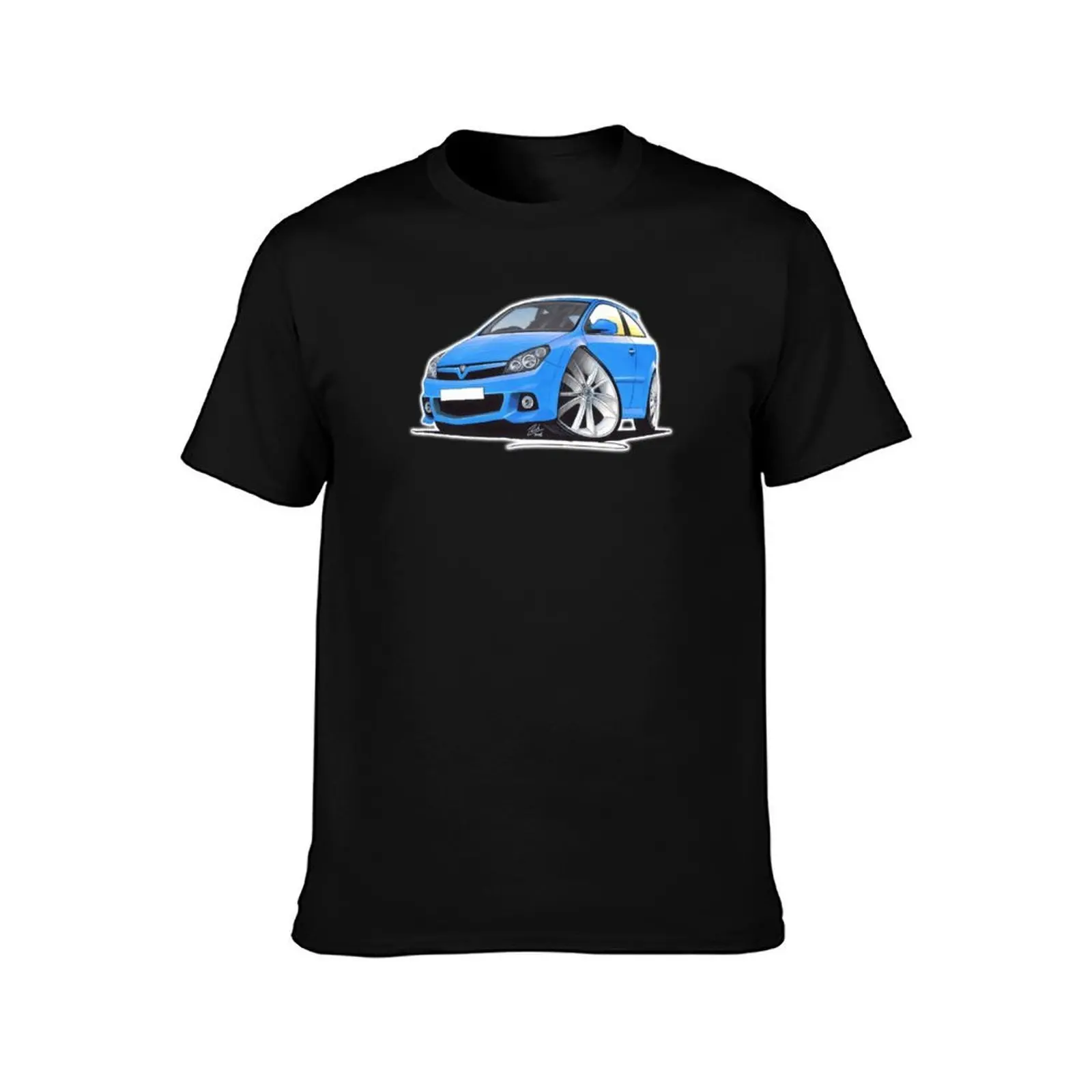 Vauxhall Astra VXR Blue T-Shirt, Summer Casual Cotton Tee, Oversized Streetwear Tops, Vintage Graphic Print, Unisex Men Women