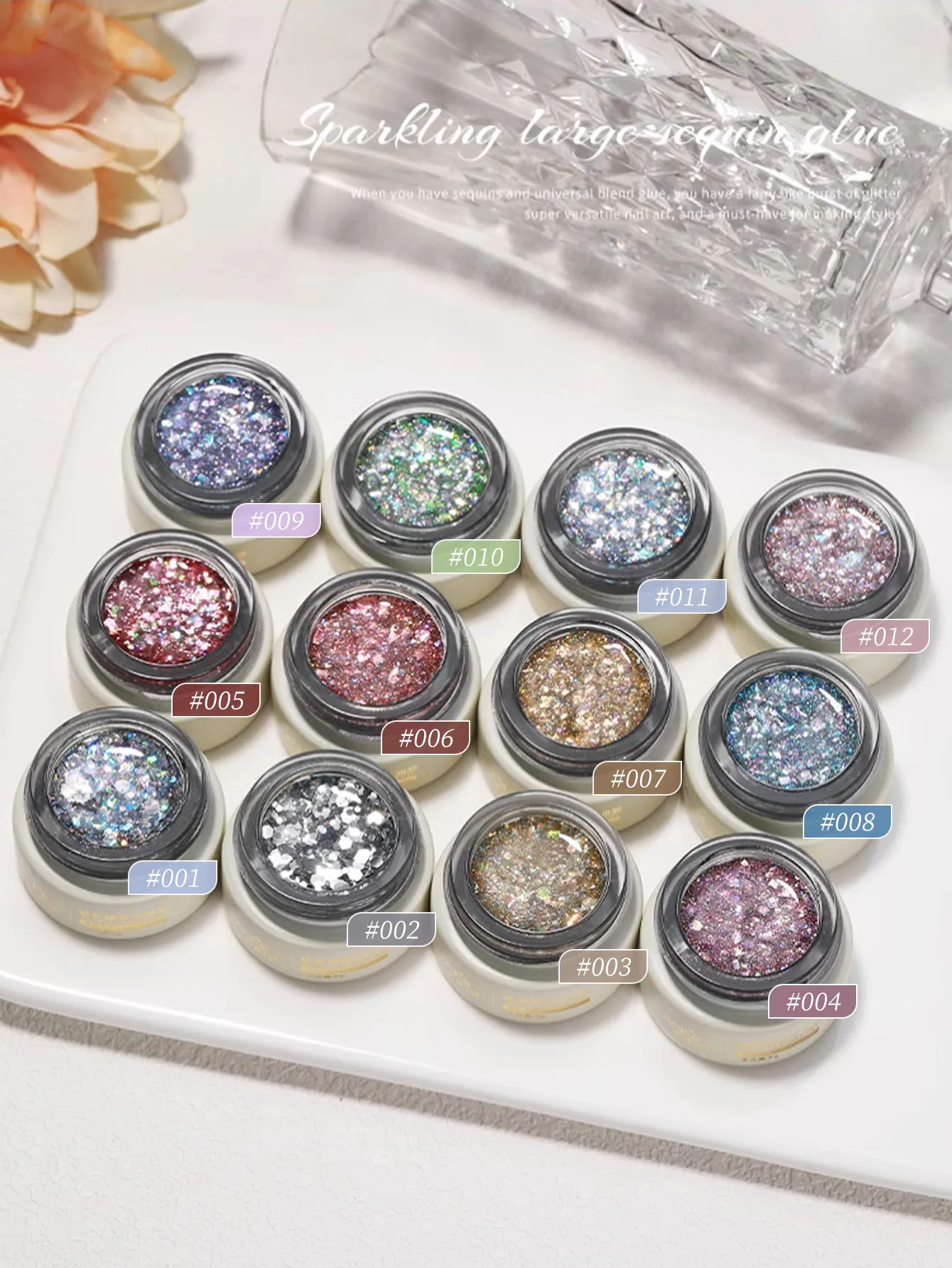 

1 шт./12 шт. 8 г блестящий гель-лак для ногтей с блестками, полуперманентный замачиваемый УФ-излучение, светодиодный лак для ногтей, сделай сам, женский дизайн ногтей дома