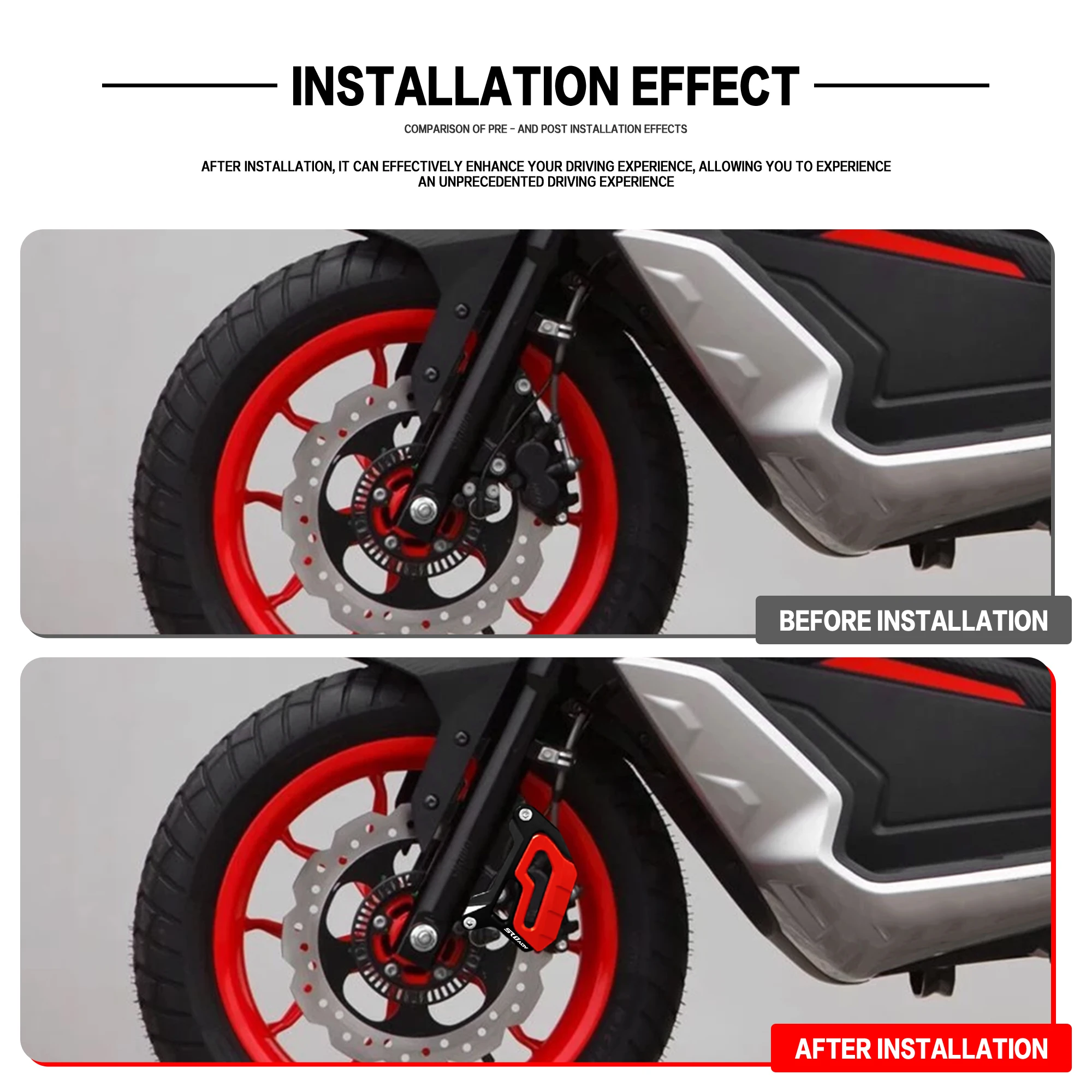 

For Loncin Voge SR1 ADV 125 Motorcycle SR1 ADV Front Rear Brake Protection Cap Caliper Guard Decorative Cover