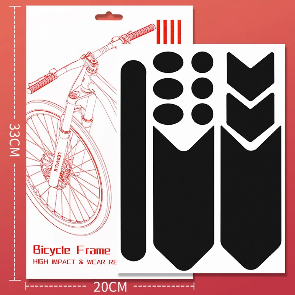 Decals Bicycle Sticker Anti-scratch Bicycle Frame/Fork Kit Multi Color Protection Road Bike Spare Wear Resistant 1 Set