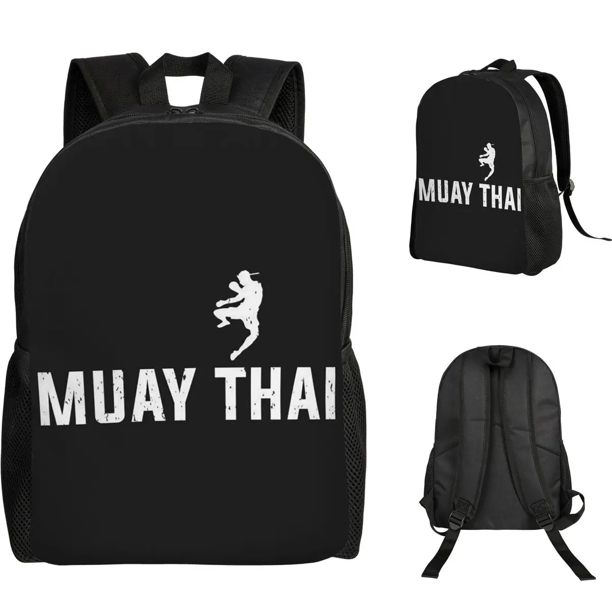 

Muay Thai Gloves Thailand Boxing Fighter College Backpack Student Boys Girls BookBag School Bag Laptop Shoulder Bags