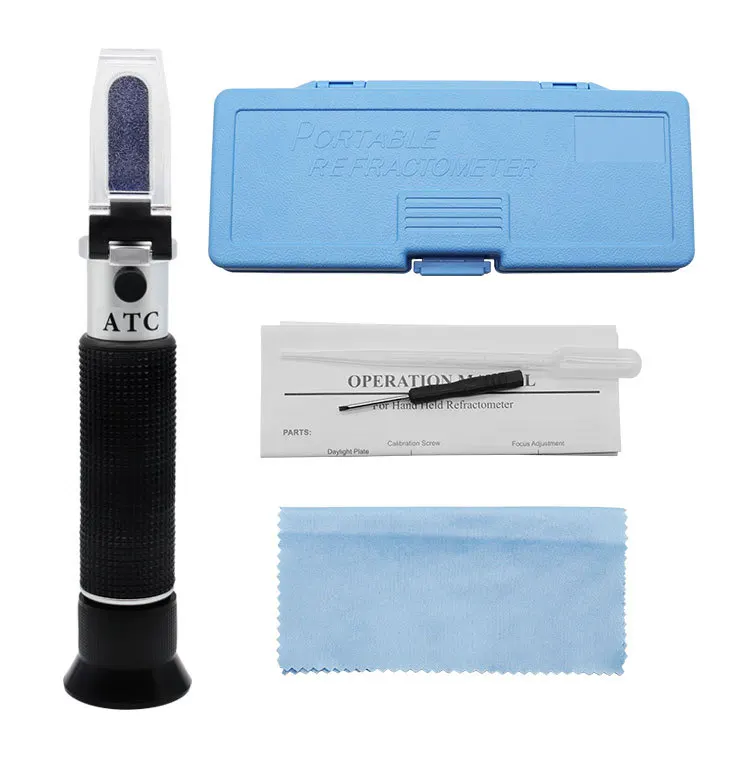 Imagem -04 - Handheld Medidor de Concentração de Açúcar Refratômetro 032 Sacarímetro Brix Tester de Açúcar Frutas Uvas Dropshipping