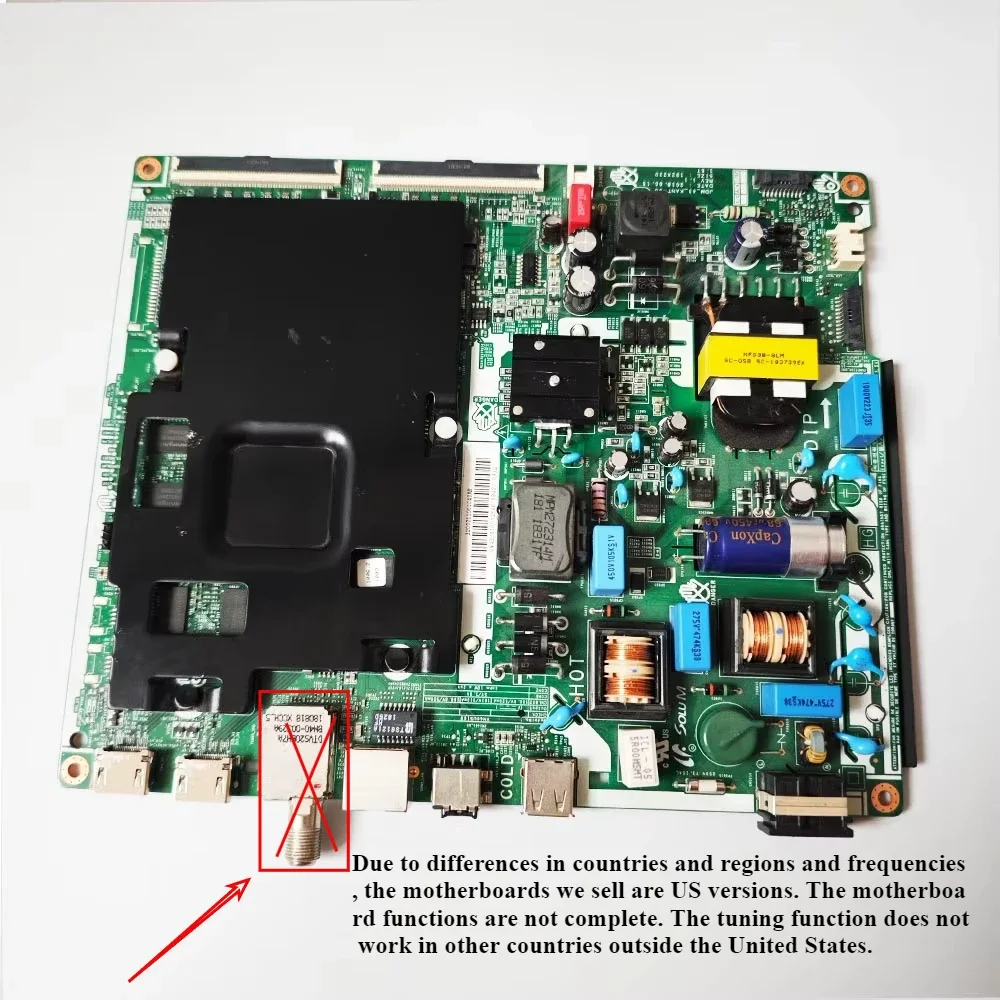 Buona scheda principale di prova BN81-17299A per muslimexatun43nu7090 muslimatexlimb VN43US100