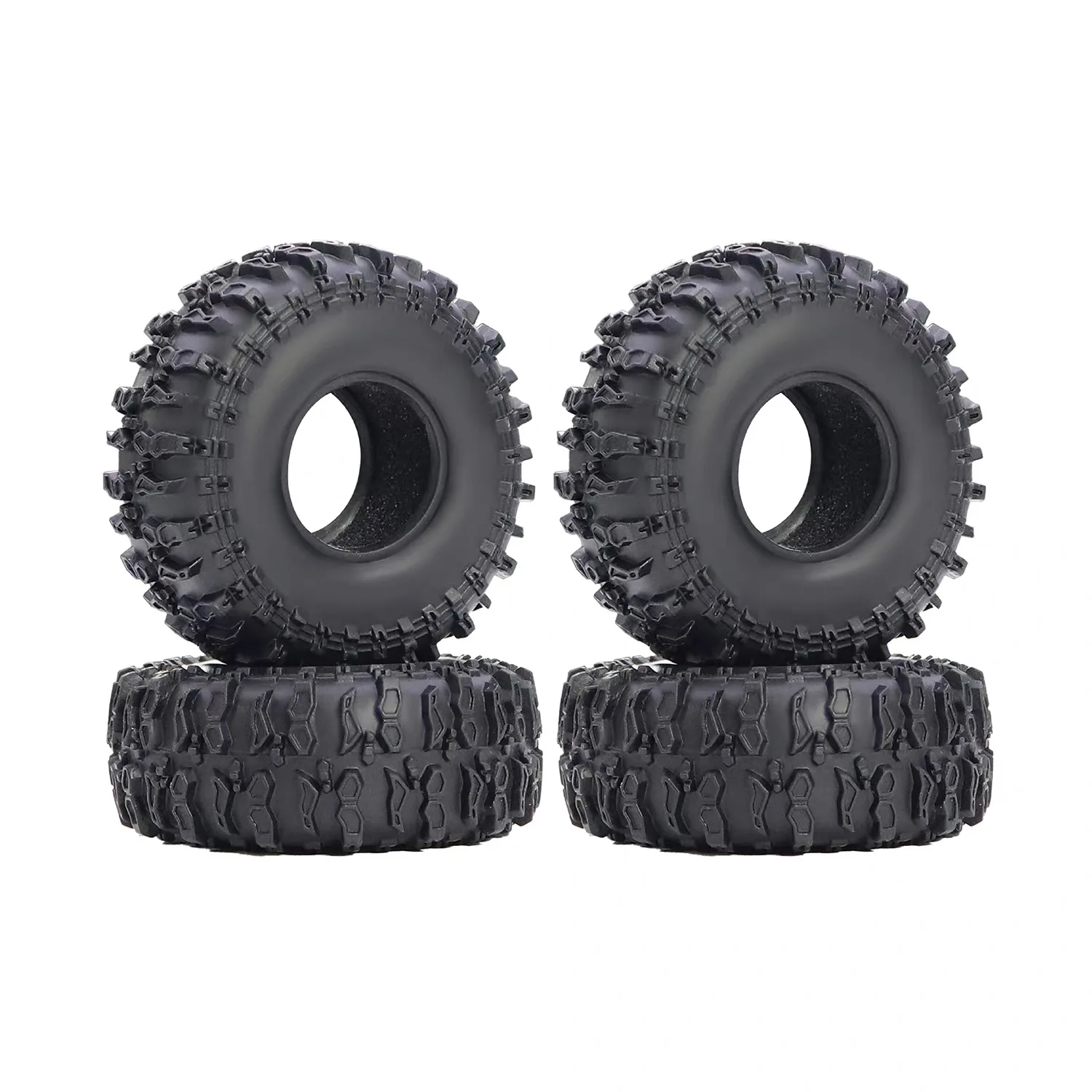 

1,0 мягкая силиконовая резиновая шина 63*24 мм для SCX24 TRX4M FCX24 1/24 1/18, детали для обновления радиоуправляемого автомобиля