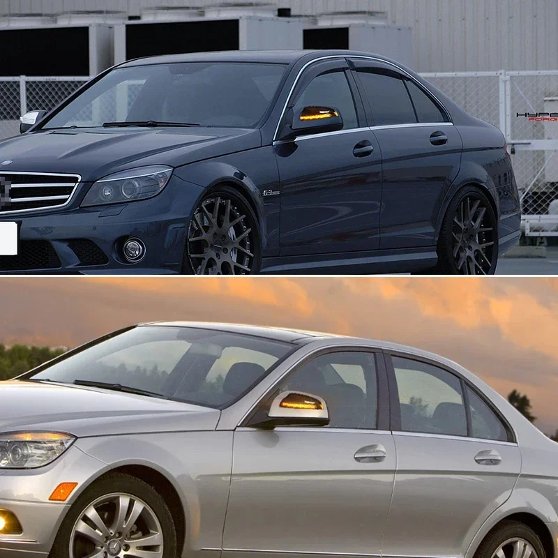 لمرسيدس بنز فيانو/فيتو حافلة/MIXTO BOX W639 C-Class W204 S204 كهرمان متتابع LED الجانب الأمامي مرآة الرؤية بدوره أضواء الإشارة #6