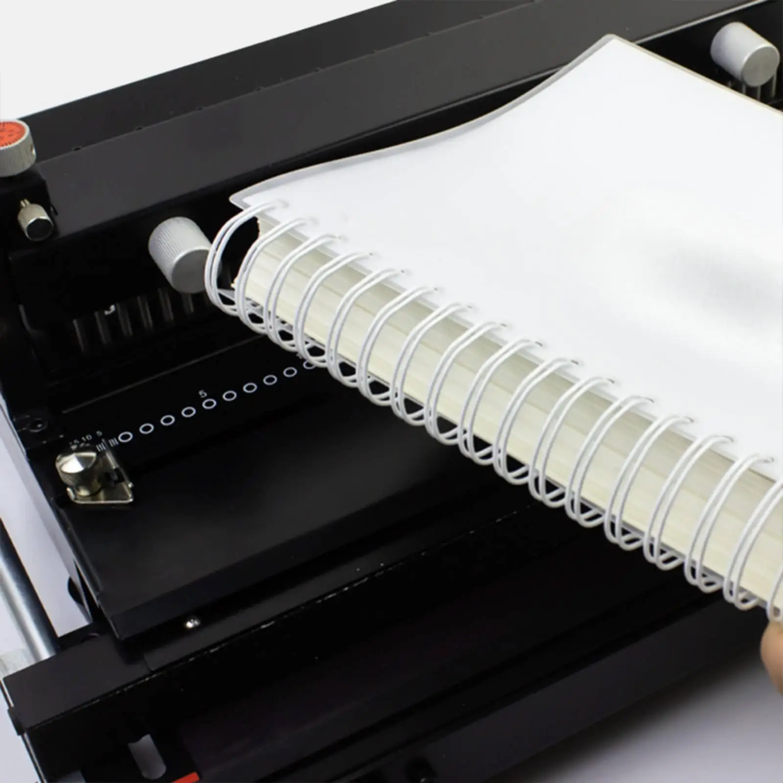 Versatile Manual Wire Binder for Home Office 2 to 1 and 3 to 1 Pitch with Paper Aligner